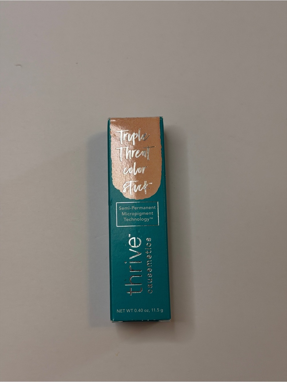 Thrive Causemetics Triple Threat Color Stick Joy Gold Shimmer New